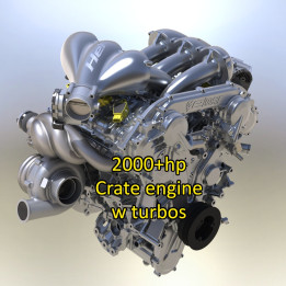 2000hp "Street Hel" Nissan GT-R crate engine