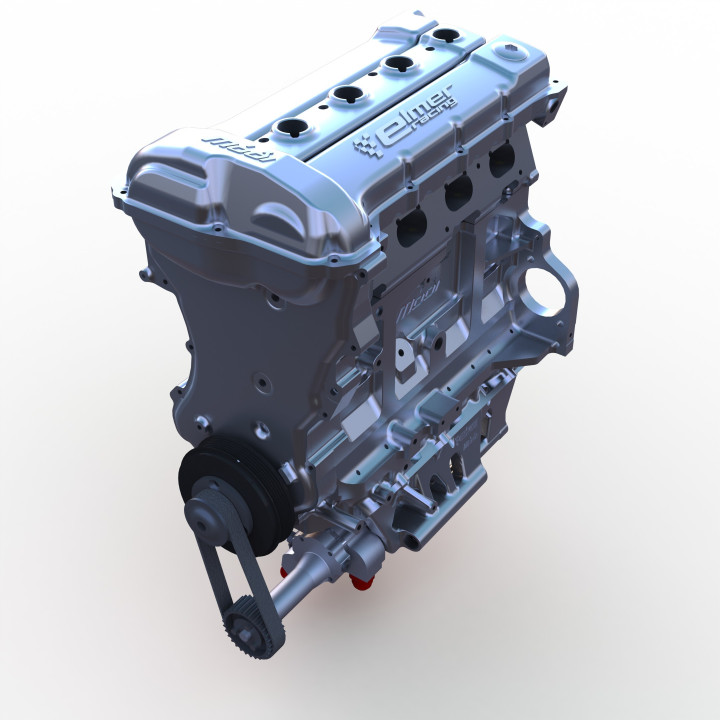 Billet "Móði" evo X engine 'long block'