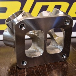 6 to T4 Twin 1.25"sch10 triangle, dual wastegate