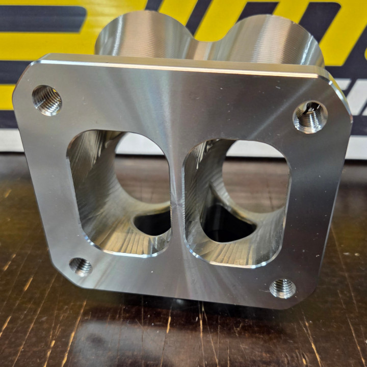 4 to T4 Twin 1.5"sch10 single wg